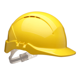 Centurion Concept Vented Full Peak Safety Helmet Yellow
