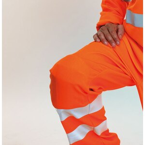 Flame Retardant Anti-Static Electric Arc High-Visibility Cargo Trouser Regular Leg Orange