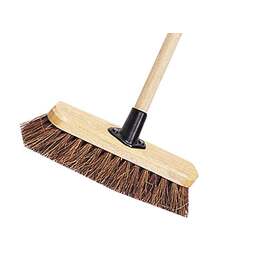 Sweeping Broom Bassine 11" c/w Handle 48"