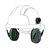 JSP Sonis 1 Safety Helmet Mounted Ear Defenders Grey/Green