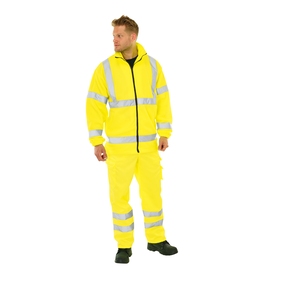 KeepSAFE High Visibility Fleece Safety Jacket Yellow