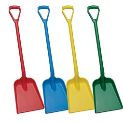 5625 Vikan Hygienic D Grip Plastic Shovel Green