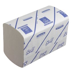 6669 Scott Control Large Folded Hand Towels White (Case 3600)