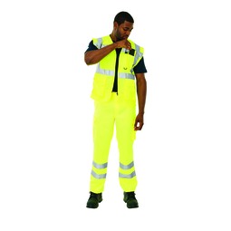 KeepSAFE Pro High Visibility Executive Waistcoat Yellow