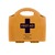 Burns First Aid Kit in Glow-in-the-Dark Orange Aura