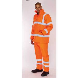 KeepSAFE  High Visibility Rail Breathable Road Safety Trousers
