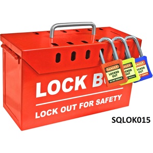 Group Lock Box Red