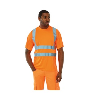 KeepSAFE High Visibility Orange Rail T-Shirt