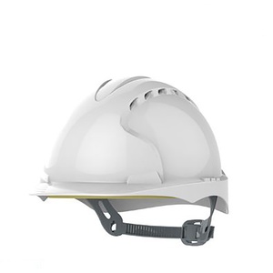 JSP Helmet Safety Evo2 Mid Peak Vented White