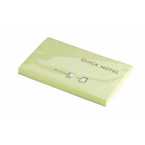 Self Stick Notes 76x127MM Yellow (Pack 12)