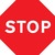 Stop Safety Sign Rigid Plastic
