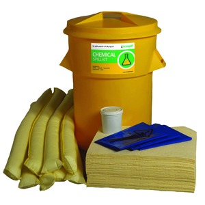 CleanWorks 90 Litre Chemical Spill Kit Static Bin