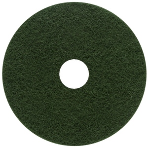 CleanWorks Pro Eco Scrubbing Floor Pad Green 15" (Pack 5)