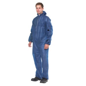 KeepCLEAN Disposable Hooded Coveralls Blue